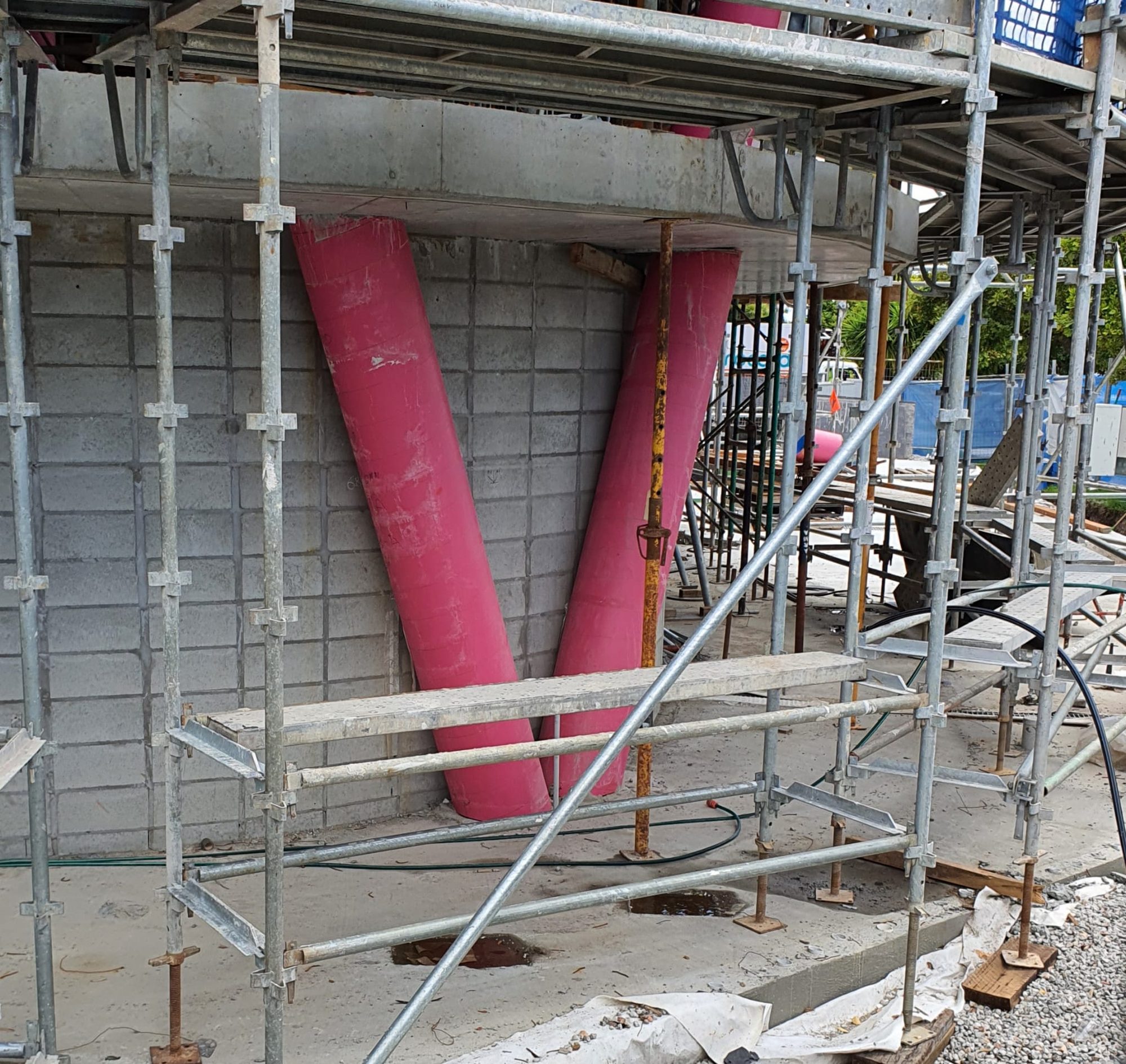 Inclined Columns